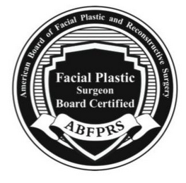 AMERICAN BOARD OF FACIAL PLASTIC AND RECONSTRUCTIVE SURGERY FACIAL PLASTIC SURGEON BOARD CERTIFIED ABFPRS