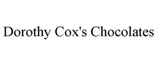 DOROTHY COX'S CHOCOLATES