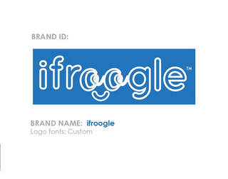 BRAND ID: IFROOGLE BRAND NAME: IFROOGLE LOGO FONTS: CUSTOM