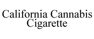 CALIFORNIA CANNABIS CIGARETTE