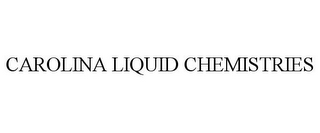 CAROLINA LIQUID CHEMISTRIES