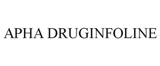 APHA DRUGINFOLINE