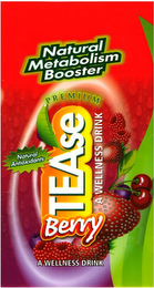 NATURAL METABOLISM BOOSTER PREMIUM NATURAL ANTIOXIDANTS TEASE A WELLNESS DRINK BERRY