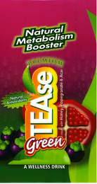 NATURAL METABOLISM BOOSTER PREMIUM NATURAL ANTIOXIDANTS TEASE MADE WITH HONEY POMEGRANATE & ACAI GREEN A WELLNESS DRINK