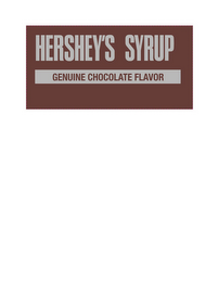 HERSHEY'S SYRUP GENUINE CHOCOLATE FLAVOR