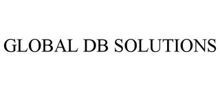 GLOBAL DB SOLUTIONS