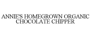 ANNIE'S HOMEGROWN ORGANIC CHOCOLATE CHIPPER