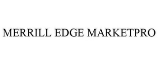 MERRILL EDGE MARKETPRO