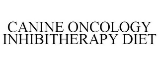 CANINE ONCOLOGY INHIBITHERAPY DIET