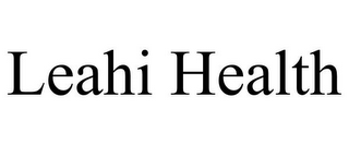 LEAHI HEALTH