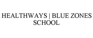 HEALTHWAYS | BLUE ZONES SCHOOL