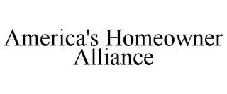 AMERICA'S HOMEOWNER ALLIANCE