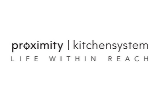 PROXIMITY | KITCHENSYSTEM LIFE WITHIN REACH