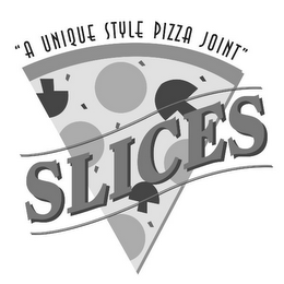 SLICES "A UNIQUE STYLE PIZZA JOINT"