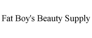FAT BOY'S BEAUTY SUPPLY