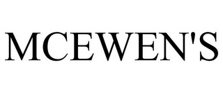 MCEWEN'S