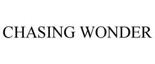CHASING WONDER