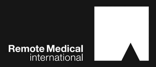 REMOTE MEDICAL INTERNATIONAL