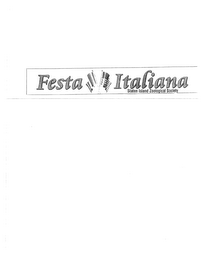 FESTA ITALIANA STATEN ISLAND ZOOLOGICAL SOCIETY