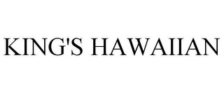 KING'S HAWAIIAN