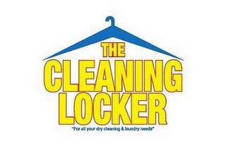 THE CLEANING LOCKER "FOR ALL YOUR DRY CLEANING & LAUNDRY NEEDS"