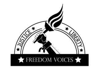 FREEDOM VOICES JUSTICE LIBERTY