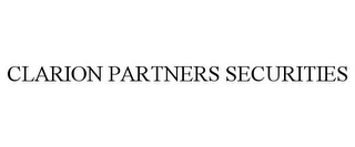 CLARION PARTNERS SECURITIES