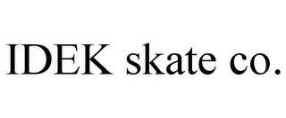 IDEK SKATE CO.