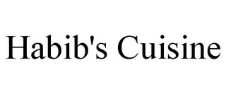 HABIB'S CUISINE
