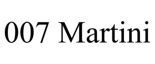 007 MARTINI