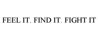 FEEL IT. FIND IT. FIGHT IT