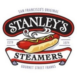 SAN FRANCISCO'S ORIGINAL STANLEY'S STEAMERS GOURMET STREET FRANKS ESTD. 1974