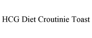 HCG DIET CROUTINIE TOAST