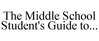 THE MIDDLE SCHOOL STUDENT'S GUIDE TO...