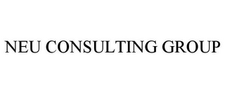 NEU CONSULTING GROUP