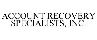 ACCOUNT RECOVERY SPECIALISTS, INC.