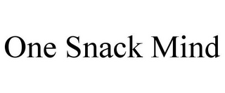 ONE SNACK MIND