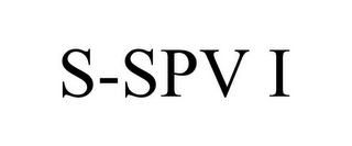 S-SPV I