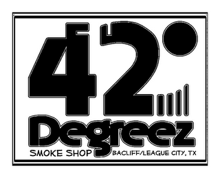42° DEGREEZ SMOKE SHOP BACLIFF/LEAGUE CITY, TX