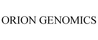 ORION GENOMICS