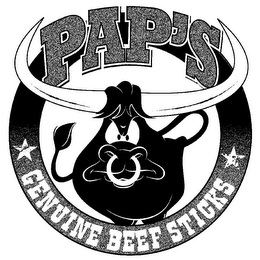 PAP'S GENUINE BEEF STICKS