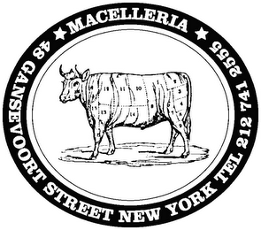 MACELLERIA 48 GANSEVOORT STREET NEW YORK TEL 212 741 2555