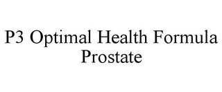 P3 OPTIMAL HEALTH FORMULA PROSTATE