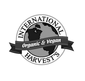 INTERNATIONAL HARVEST'S ORGANIC & VEGAN