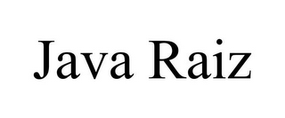 JAVA RAIZ