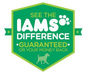 SEE THE IAMS DIFFERENCE GUARANTEED OR YOUR MONEY BACK