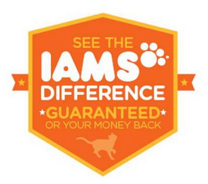 SEE THE IAMS DIFFERENCE GUARANTEED OR YOUR MONEY BACK