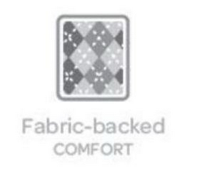 FABRIC-BACKED COMFORT