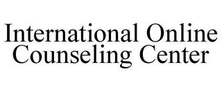 INTERNATIONAL ONLINE COUNSELING CENTER