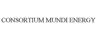 CONSORTIUM MUNDI ENERGY